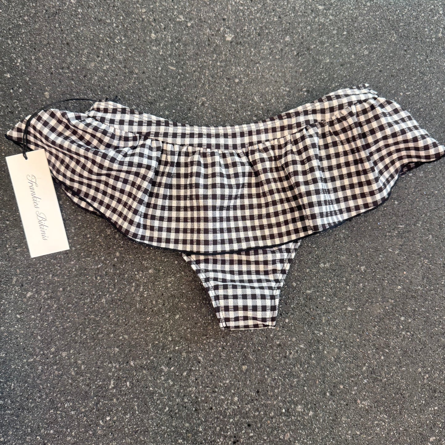 Augustine Gingham Swim Skirt