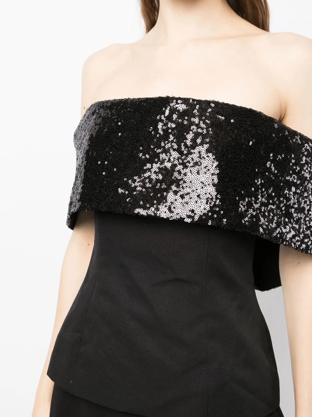 Giselle Sequin-Embellished Bandeau Top