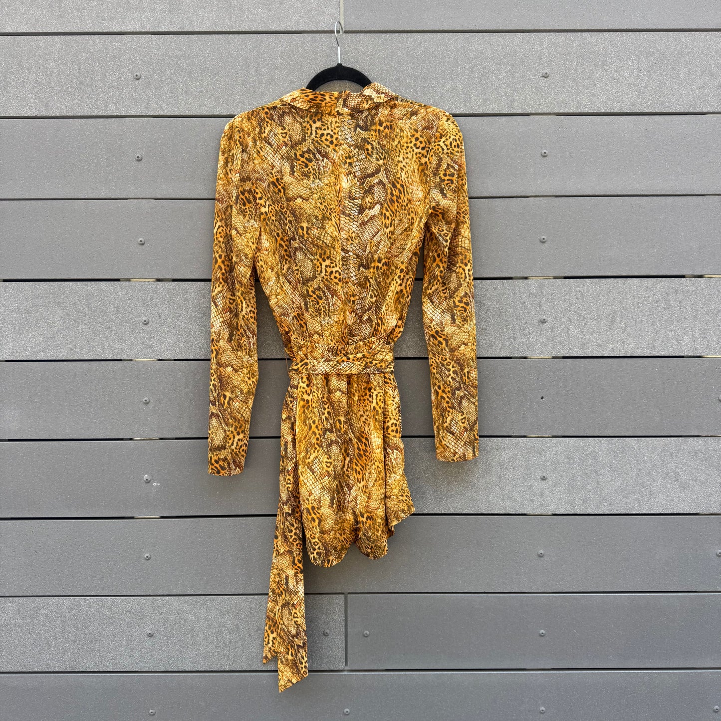 Arabell Print Tie Waist Romper