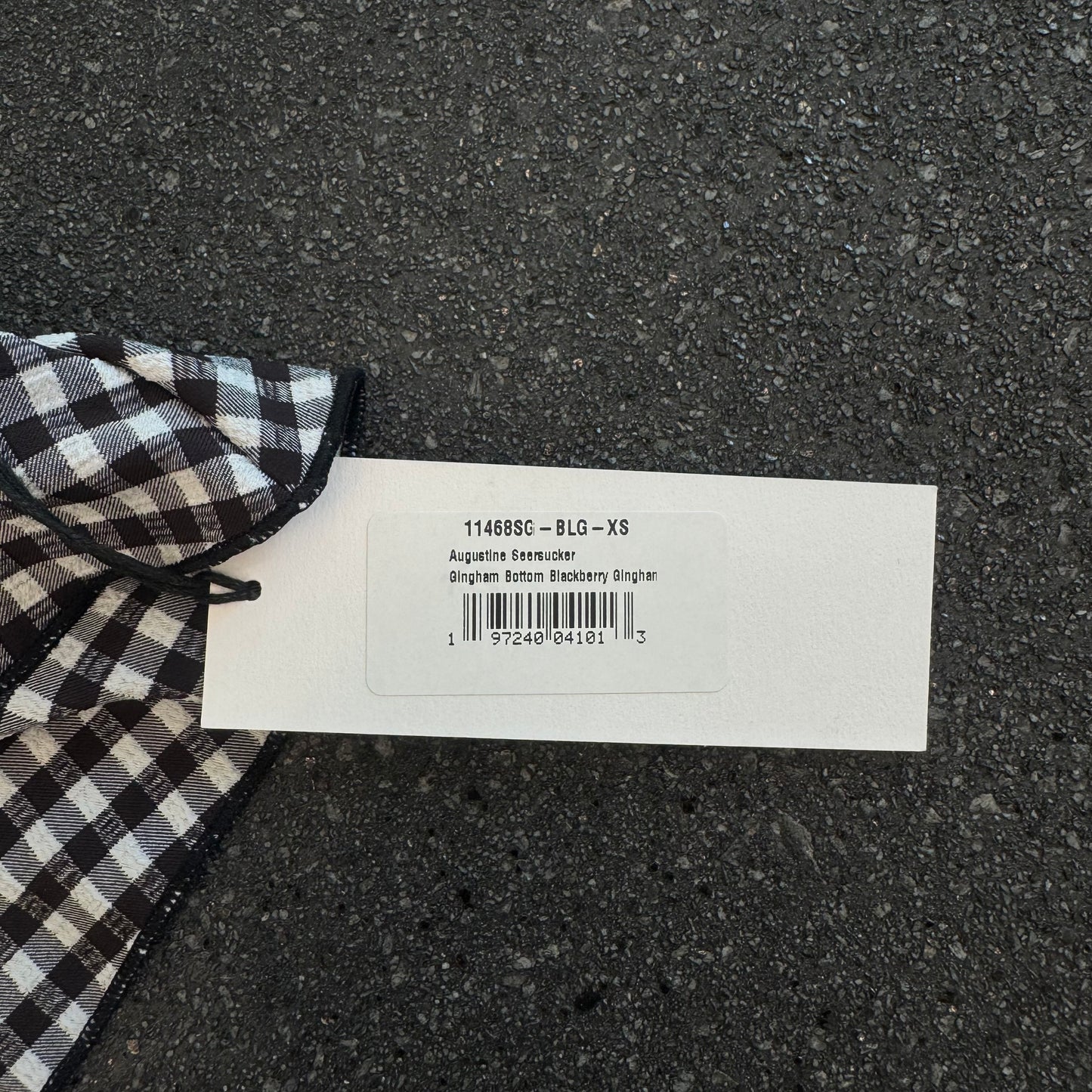 Augustine Gingham Swim Skirt