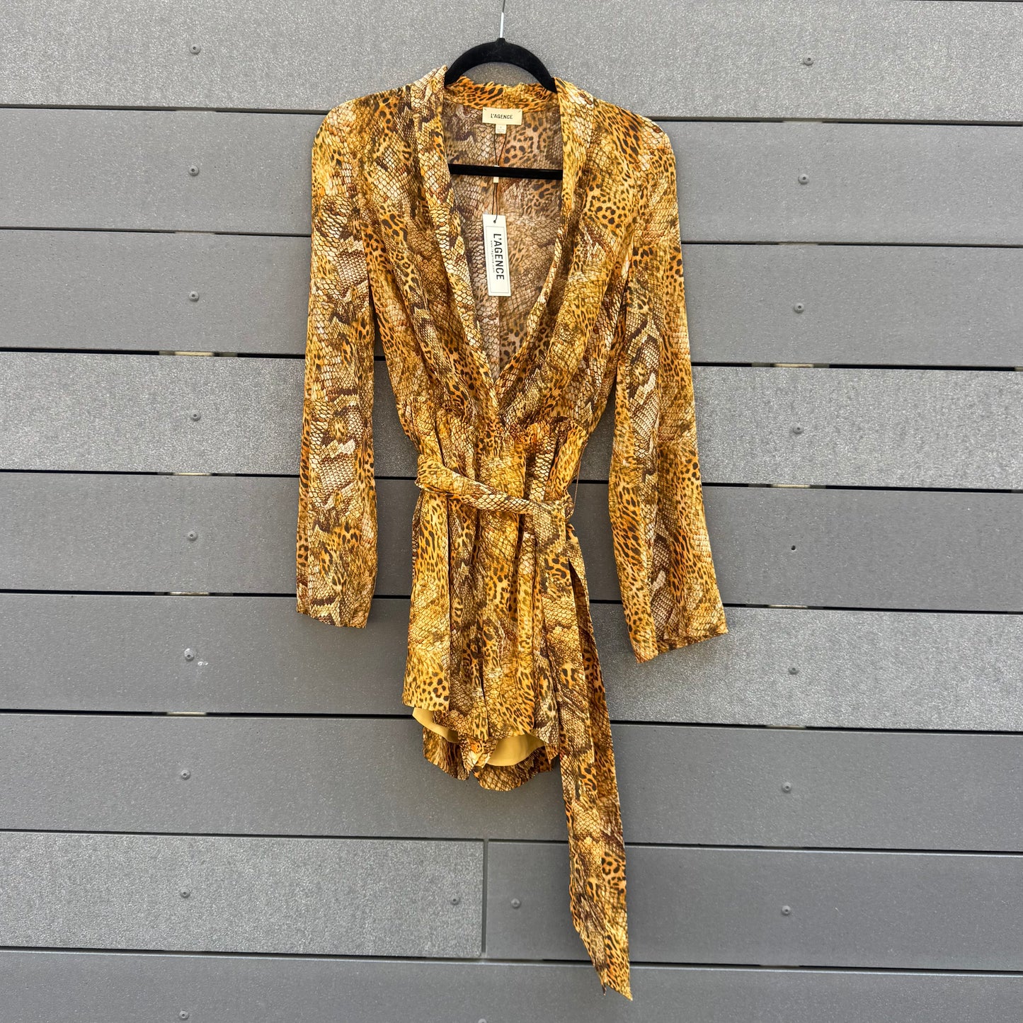 Arabell Print Tie Waist Romper
