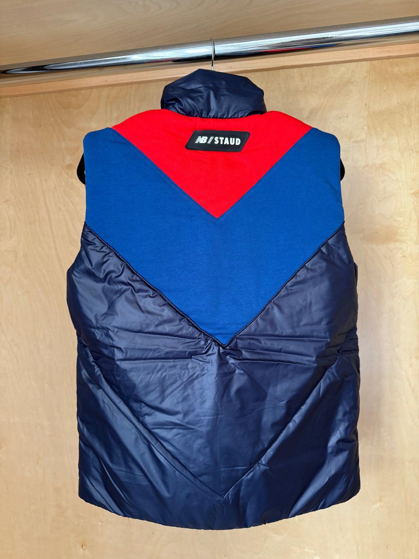 Puffer Vest Peacot Oversized - Blue / Red NEW BALANCE X STAUD