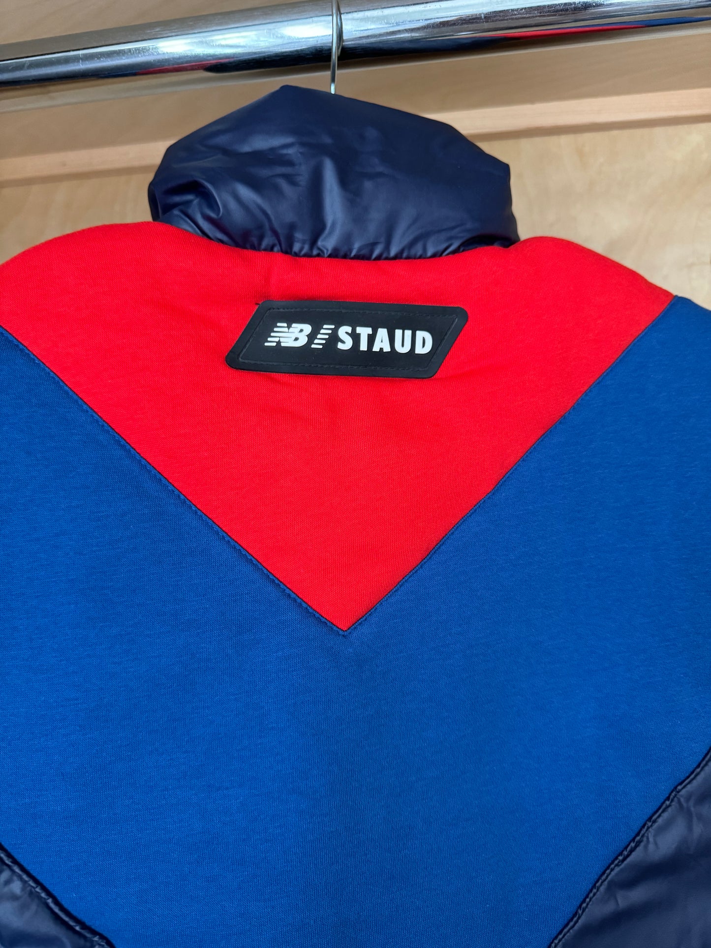 Puffer Vest Peacot Oversized - Blue / Red NEW BALANCE X STAUD