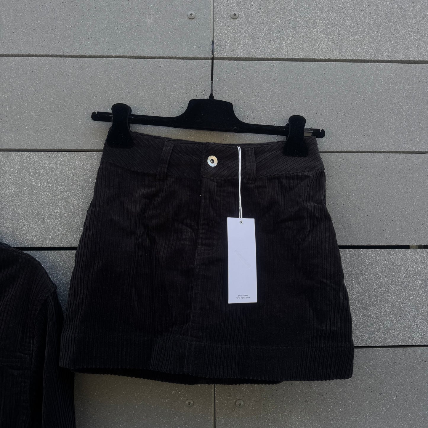 WIDE WALE CORD TRUCKER SET - Jacket & Skirt