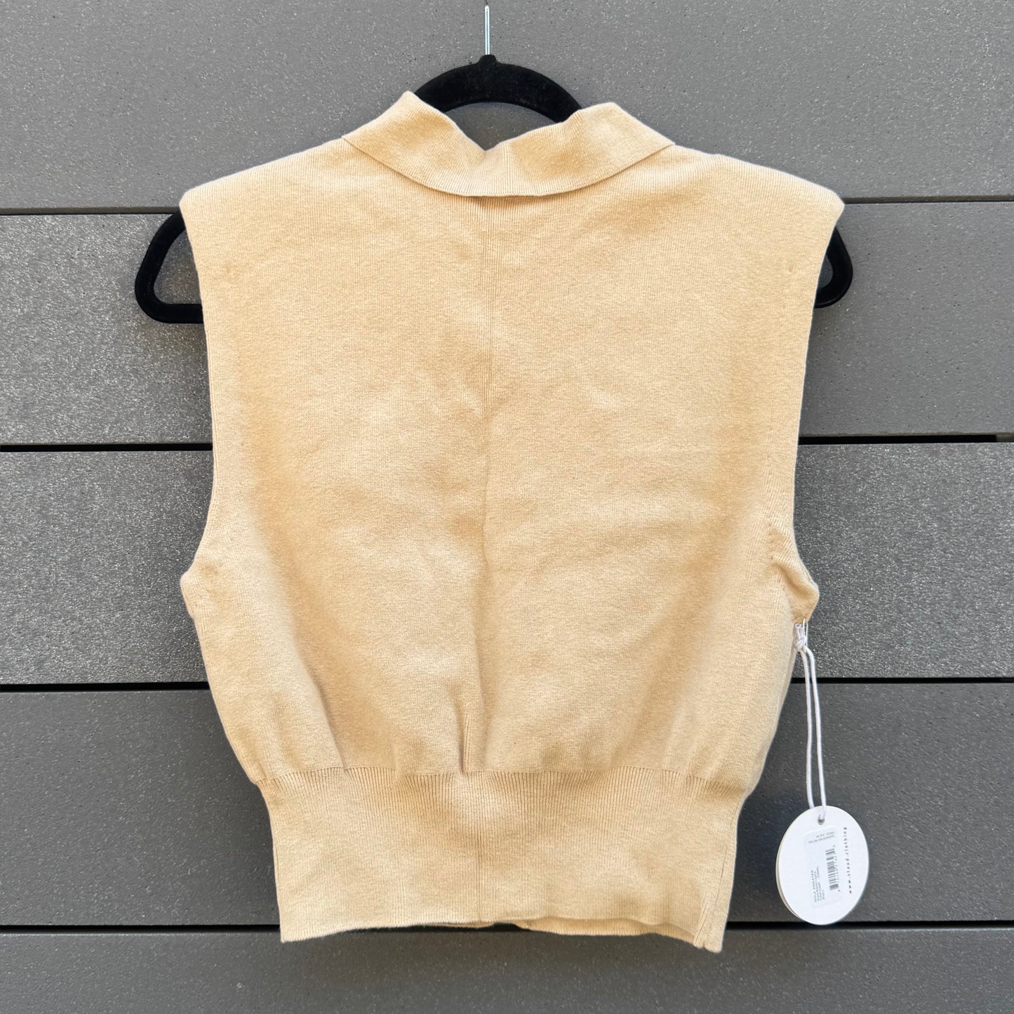 Nola Cotton and Cashmere Sleeveless Sweater