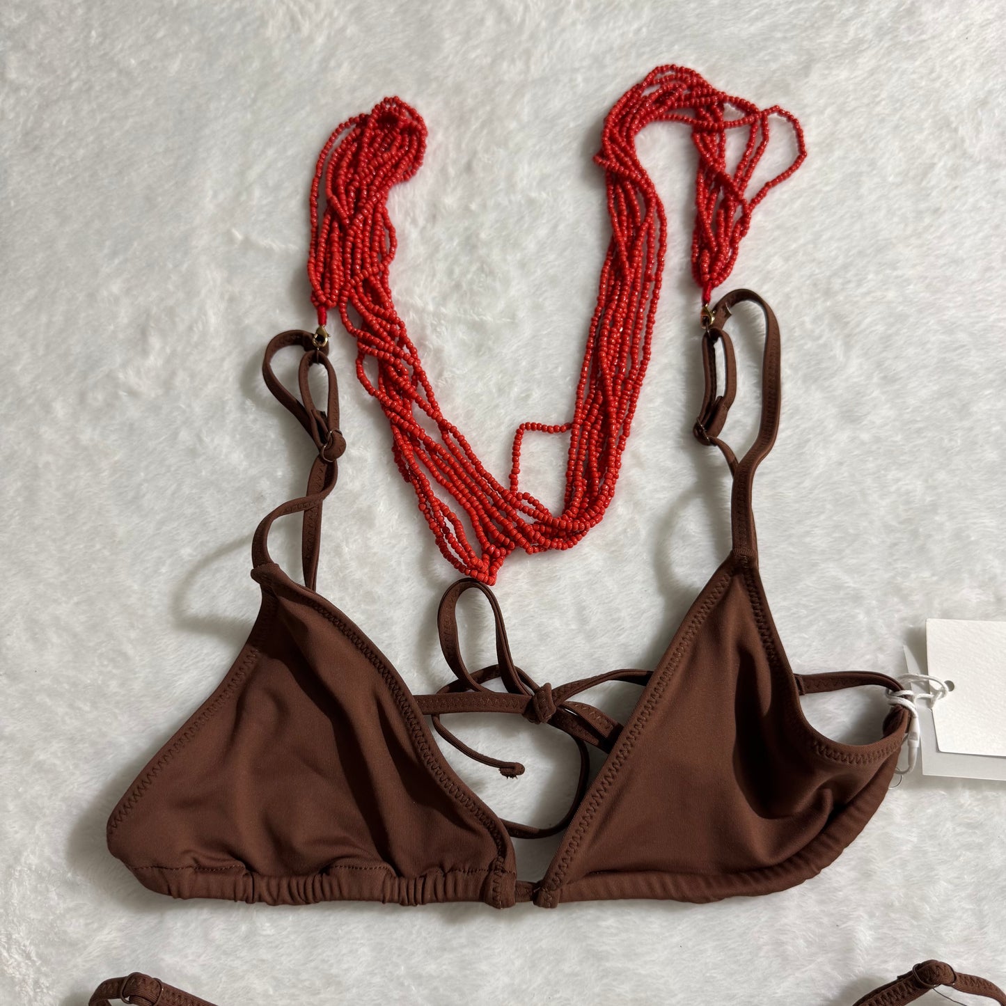 Olivia Beaded Triangle Bikini SET