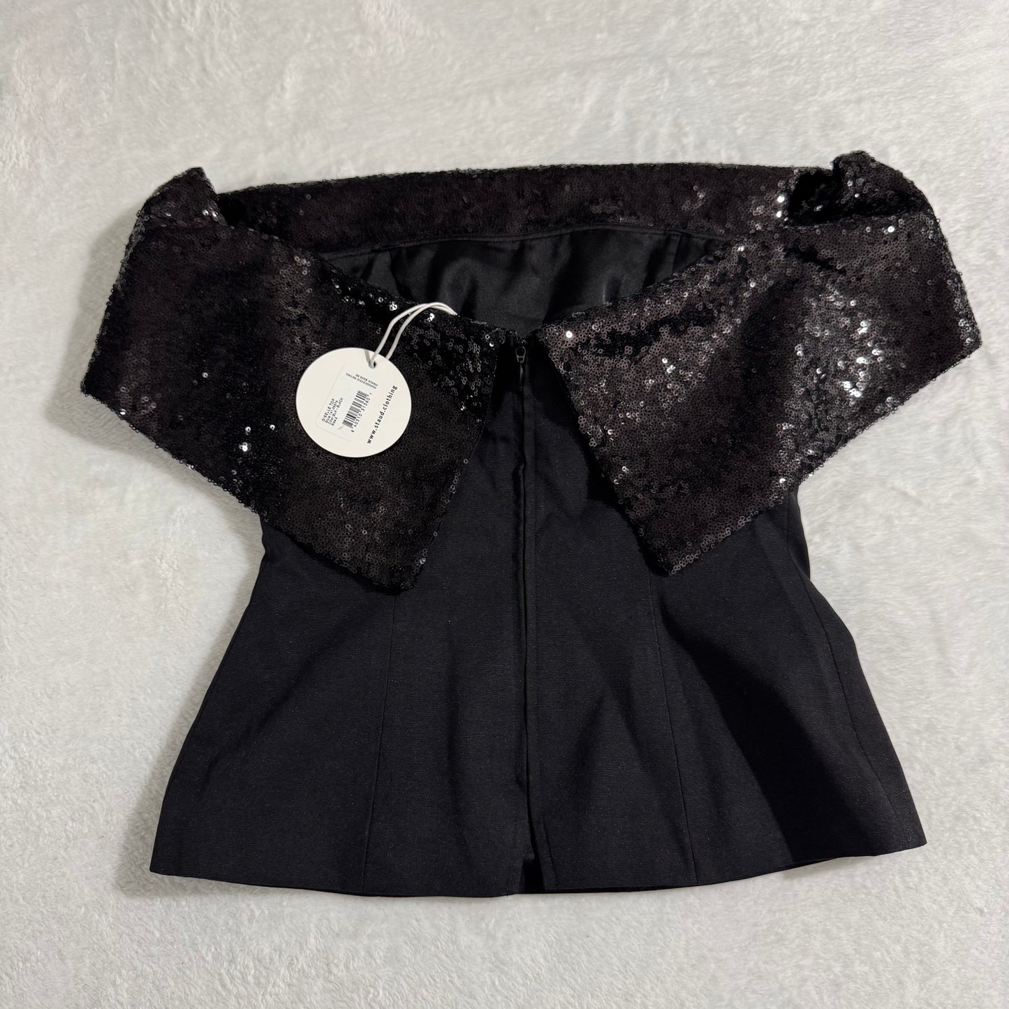 Giselle Sequin-Embellished Bandeau Top