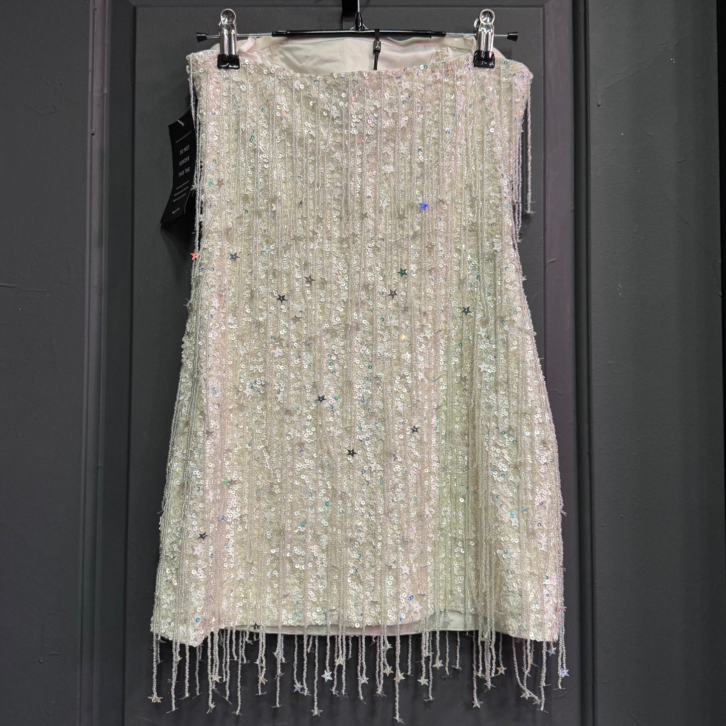 HEATHER SEQUIN STAR FRINGE DRESS