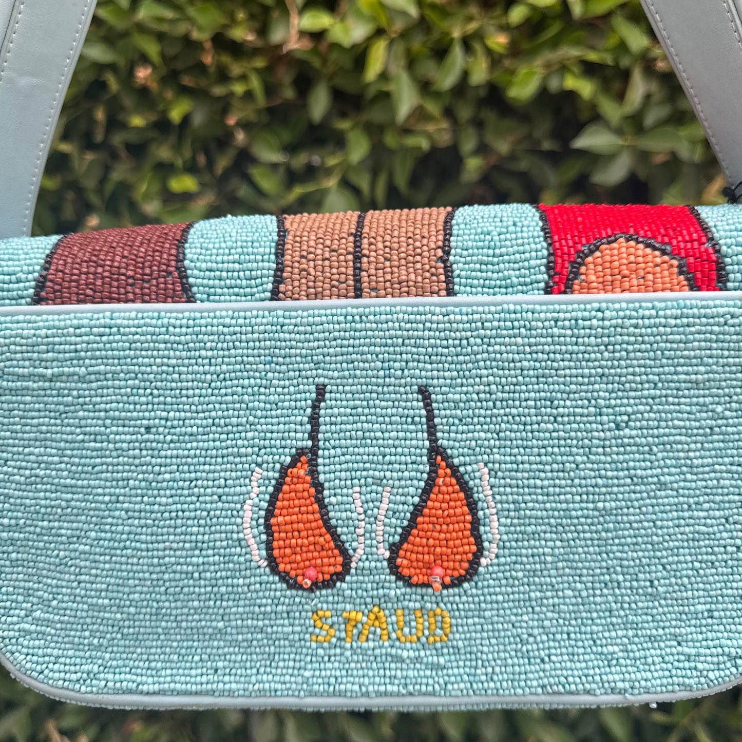 Tommy Beachwear Beaded Shoulder Bag