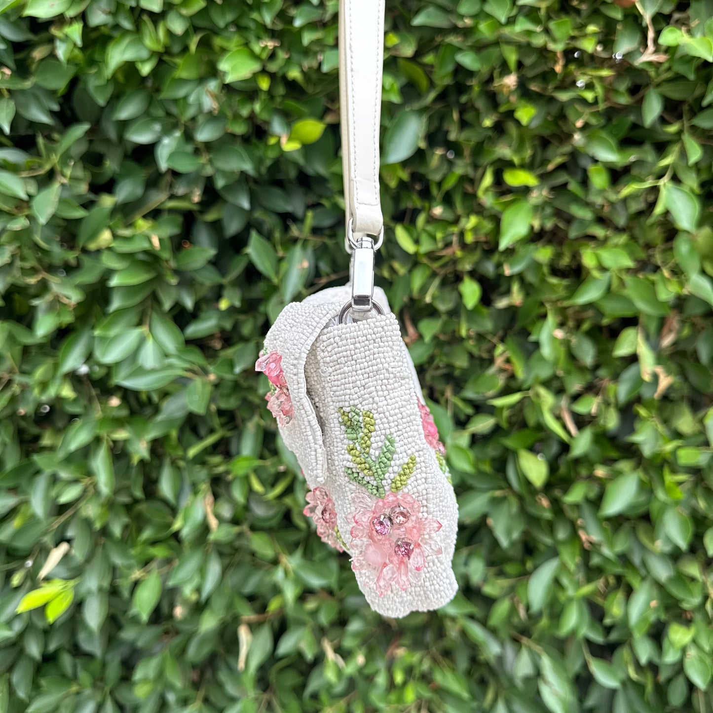 Timmy Floral-Beaded Shoulder Bag