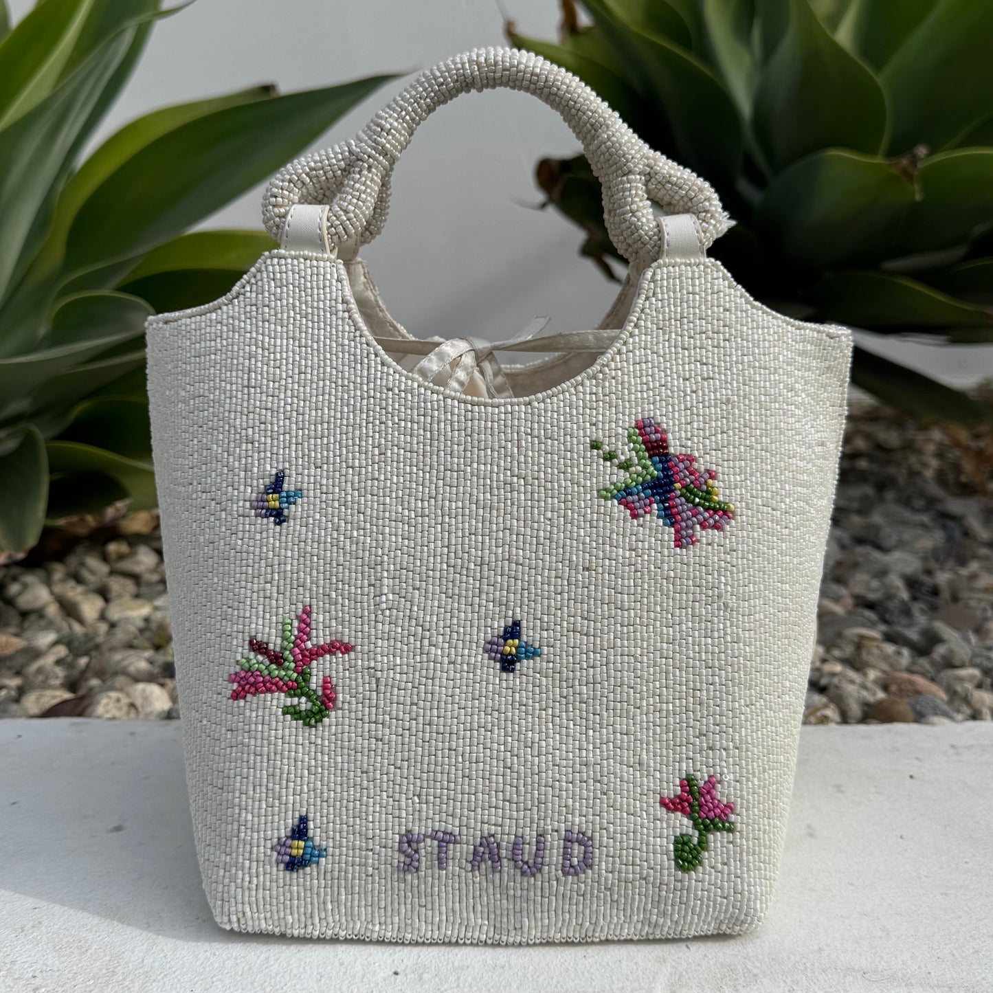 Beaded Côte Bag First Bloom Day