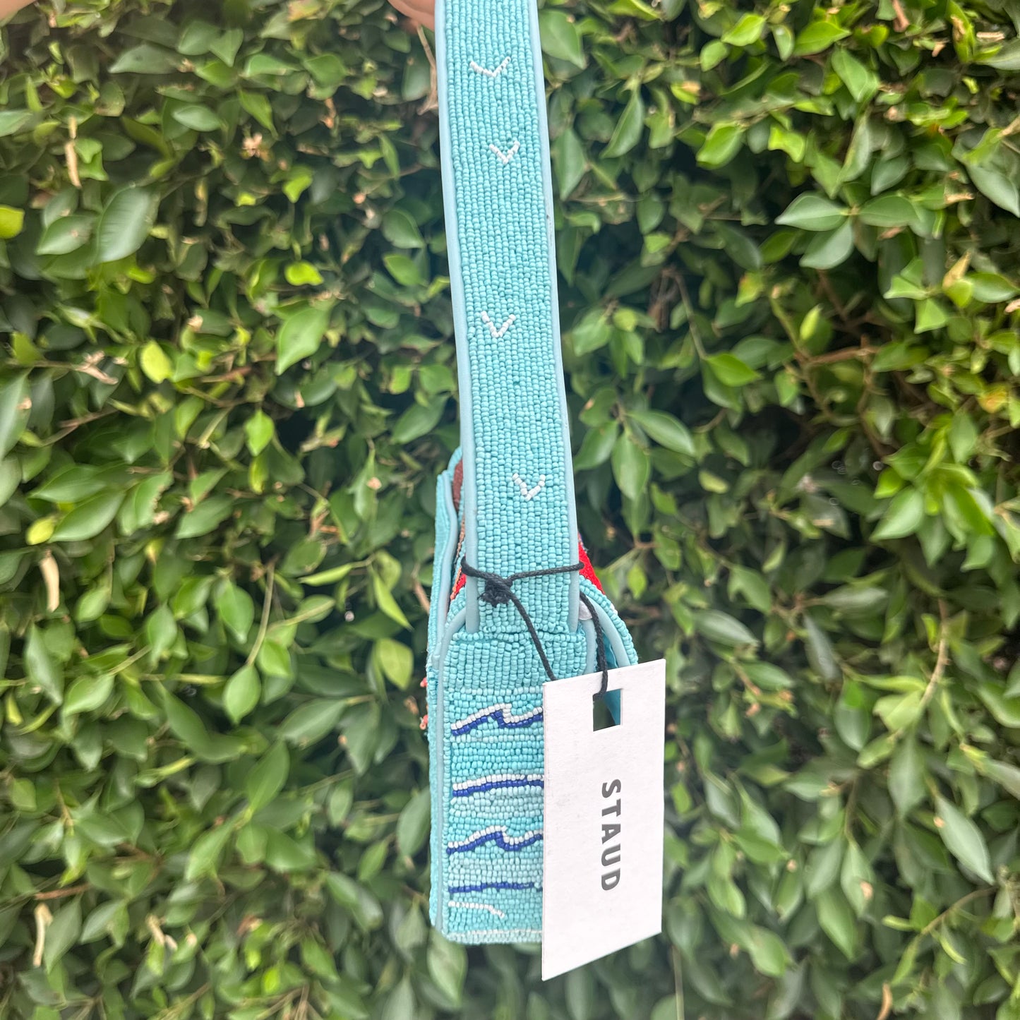 Tommy Beachwear Beaded Shoulder Bag