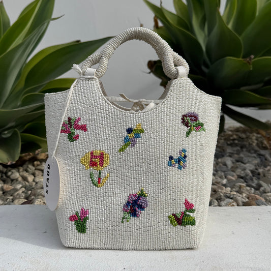 Beaded Côte Bag First Bloom Day