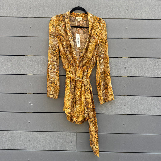 Arabell Print Tie Waist Romper