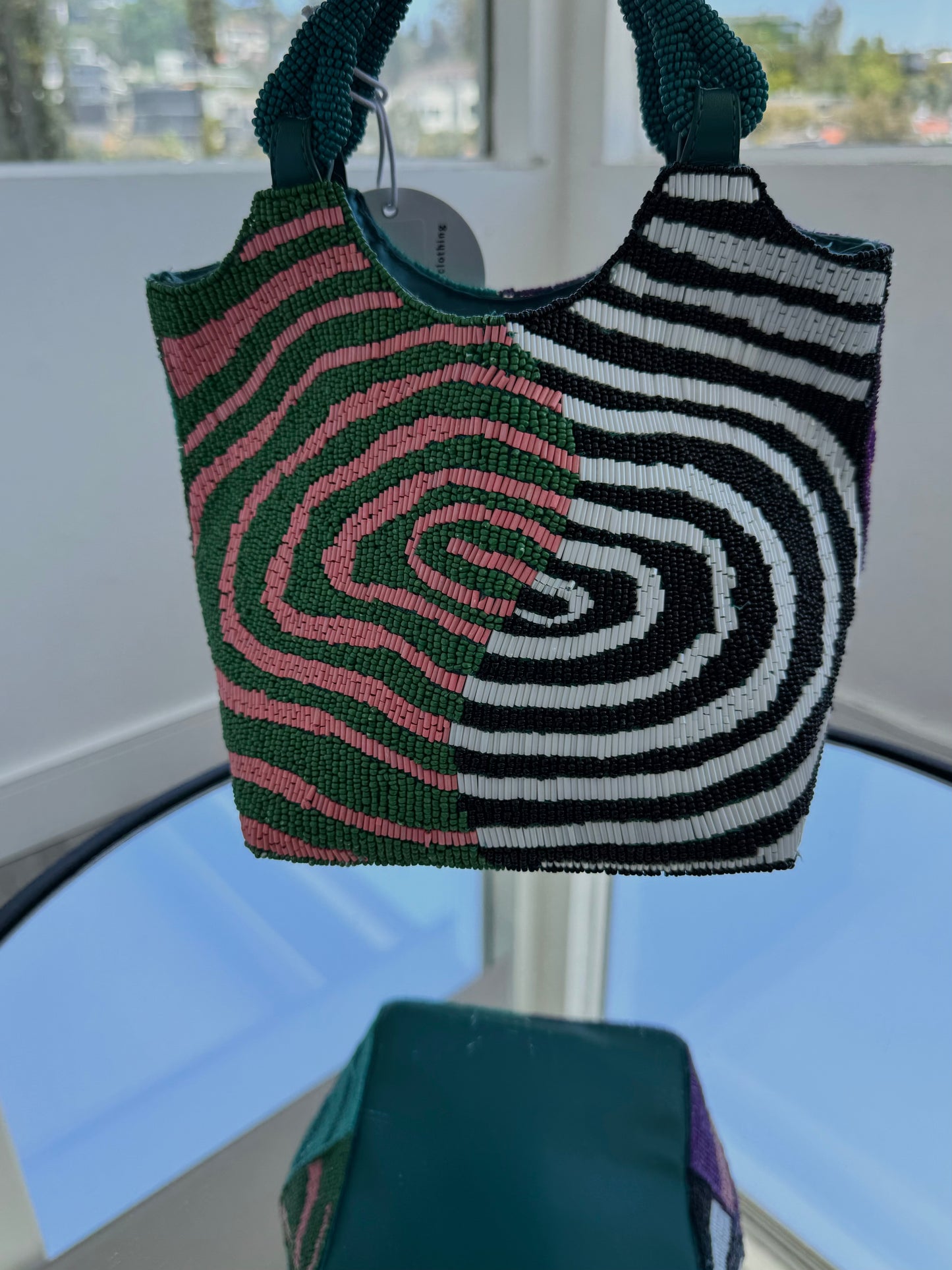 Côte Swirl Beaded Bag