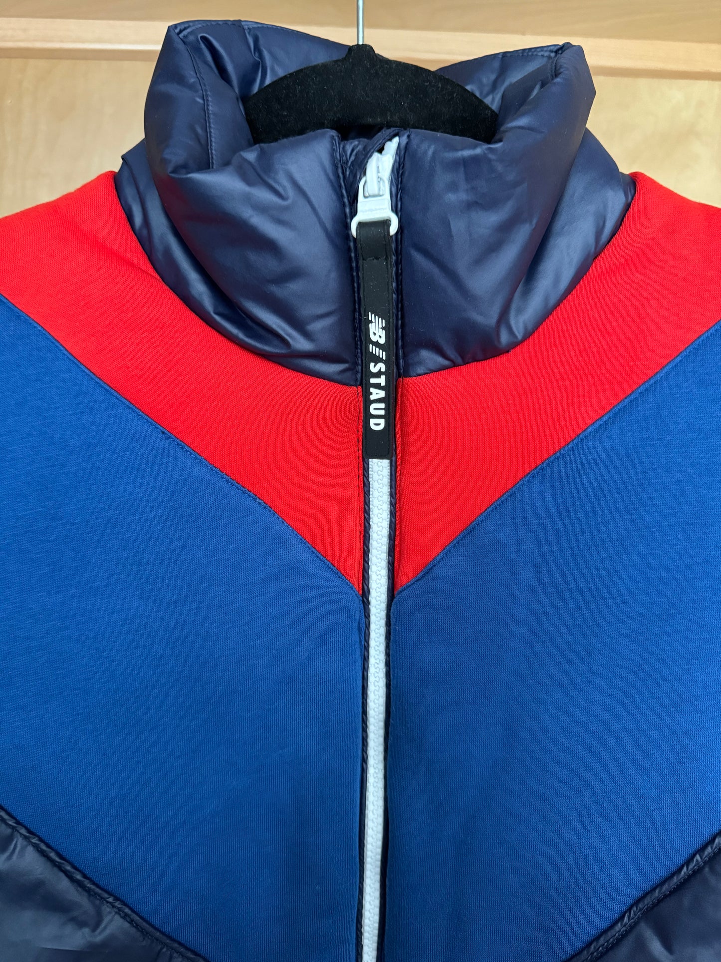 Puffer Vest Peacot Oversized  - Blue / Red NEW BALANCE X STAUD
