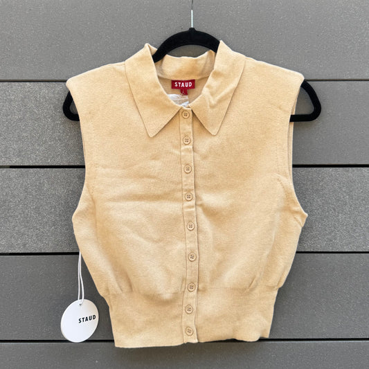 Nola Cotton and Cashmere Sleeveless Sweater