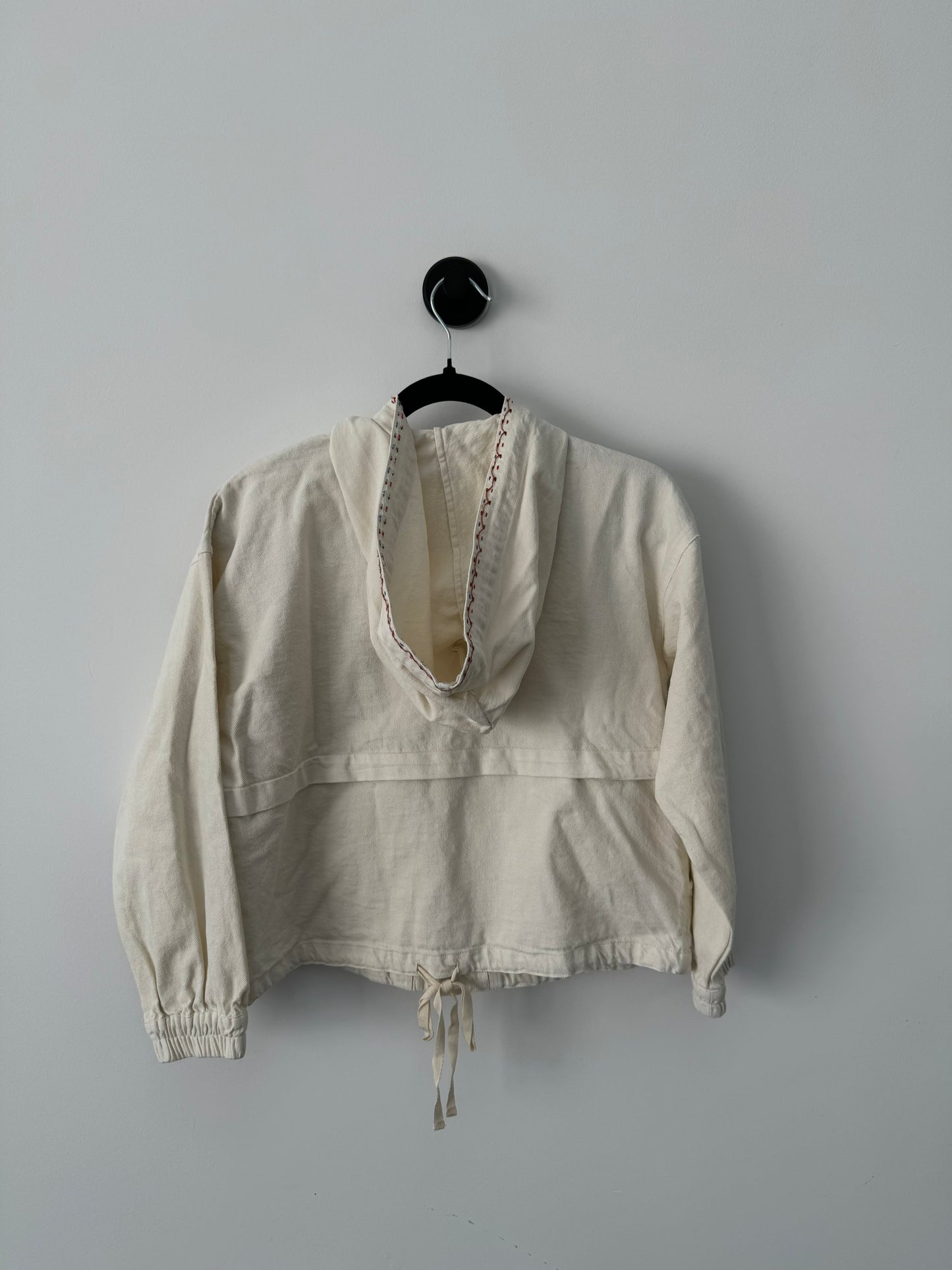 The Waterfront embroidered cotton-twill hooded jacket