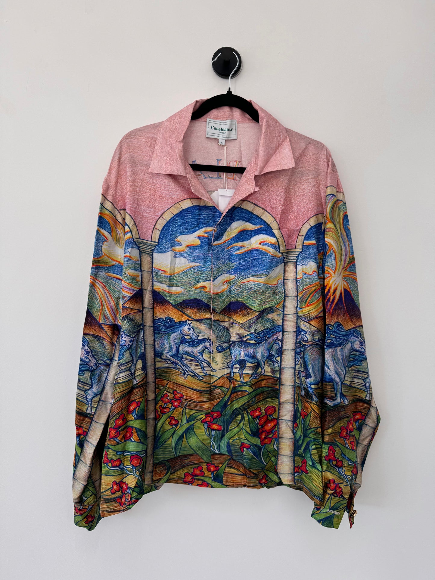 Chevaux Sauvages silk shirt