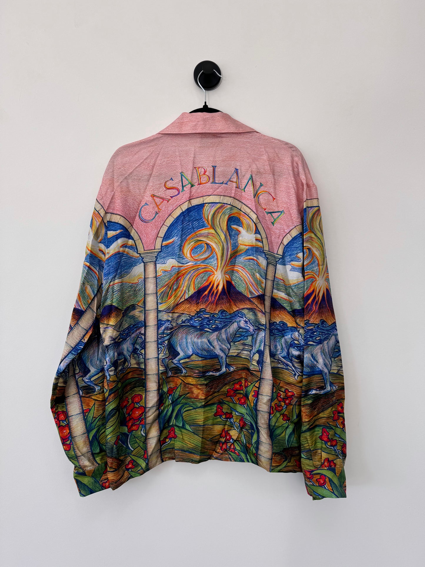 Chevaux Sauvages silk shirt