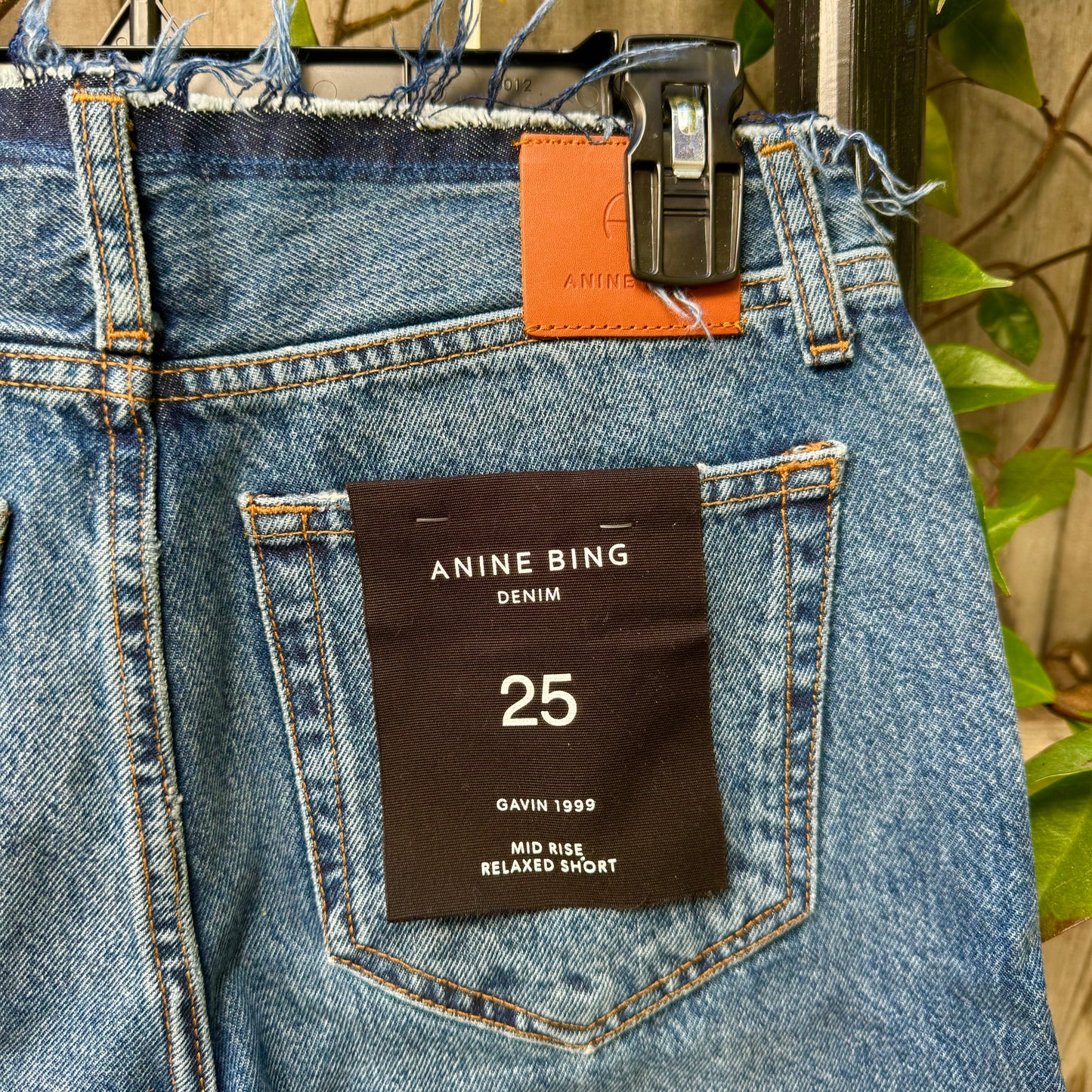 Gavin Wide-Leg Denim Shorts