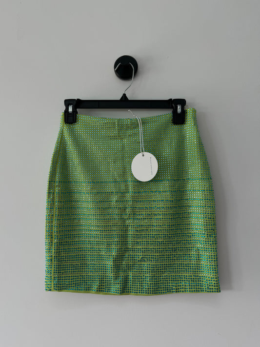 Embellished Green Skirt