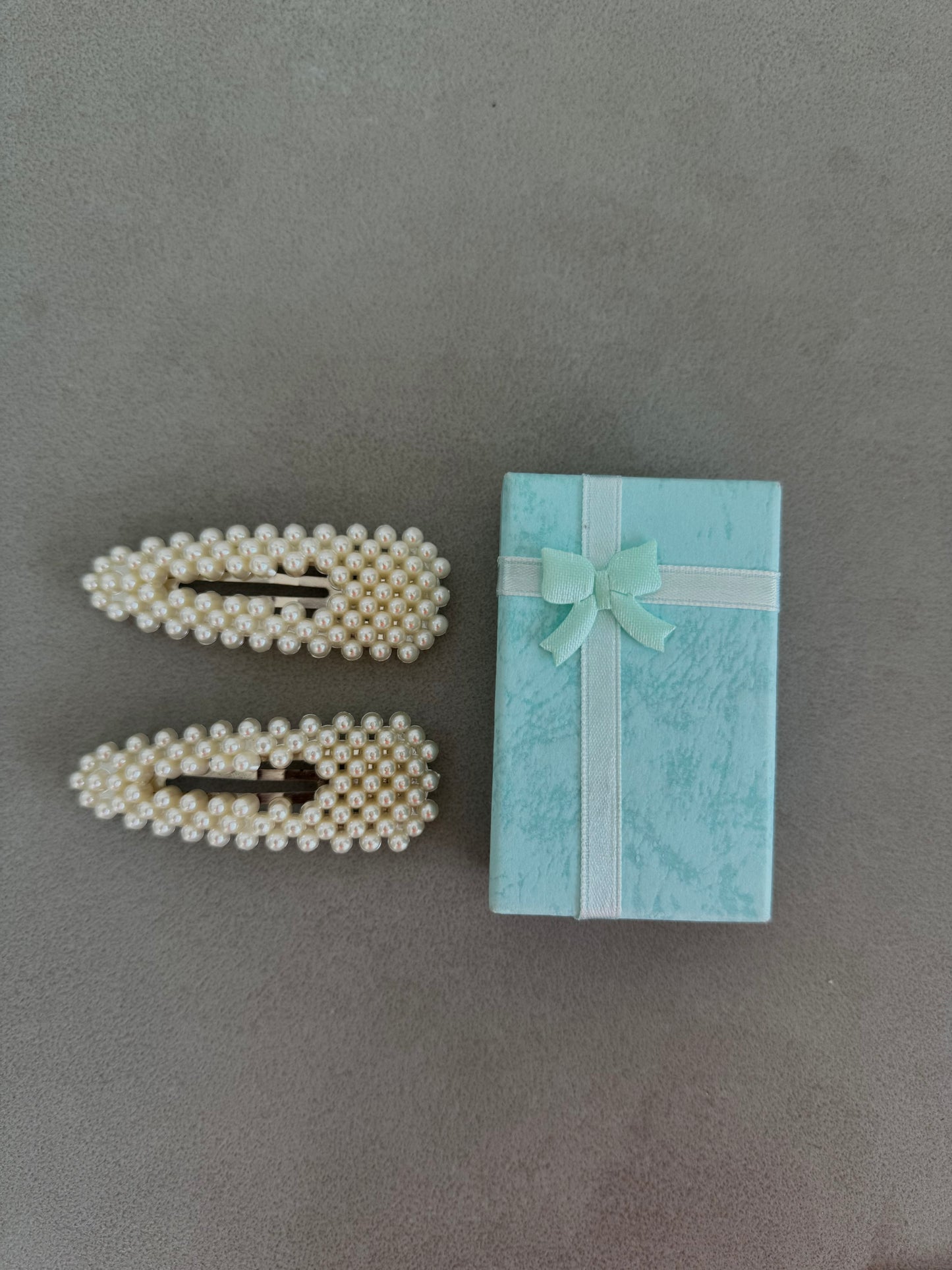 Pearl Decor Hair Clip (2pcs)