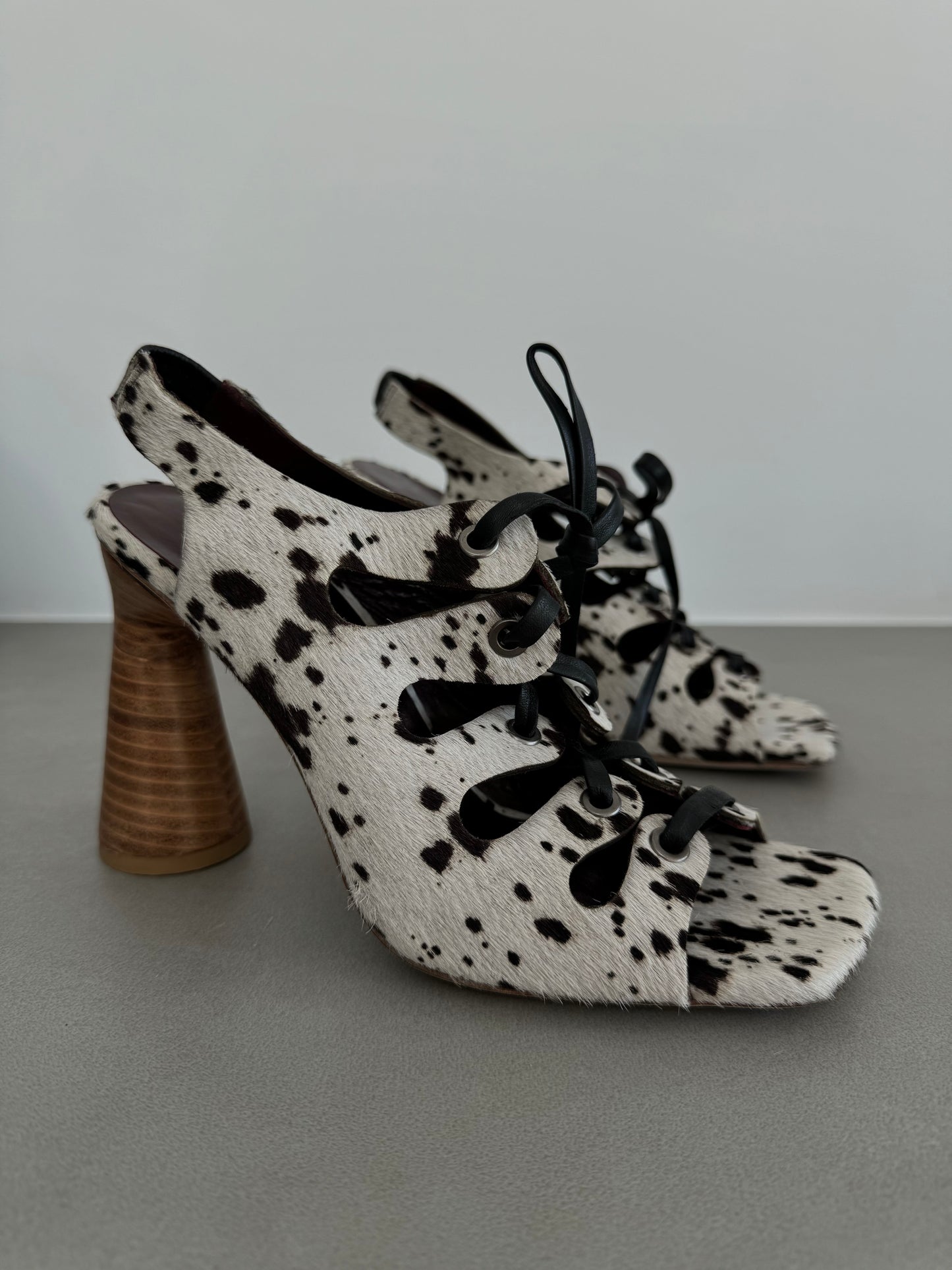 Cow Print Heels