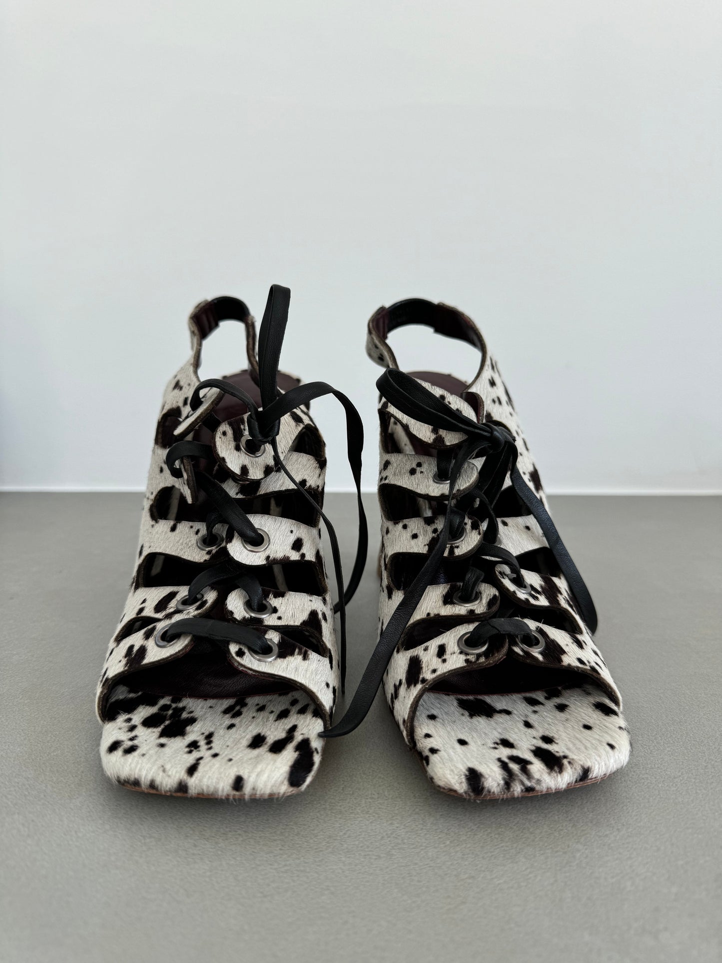 Cow Print Heels