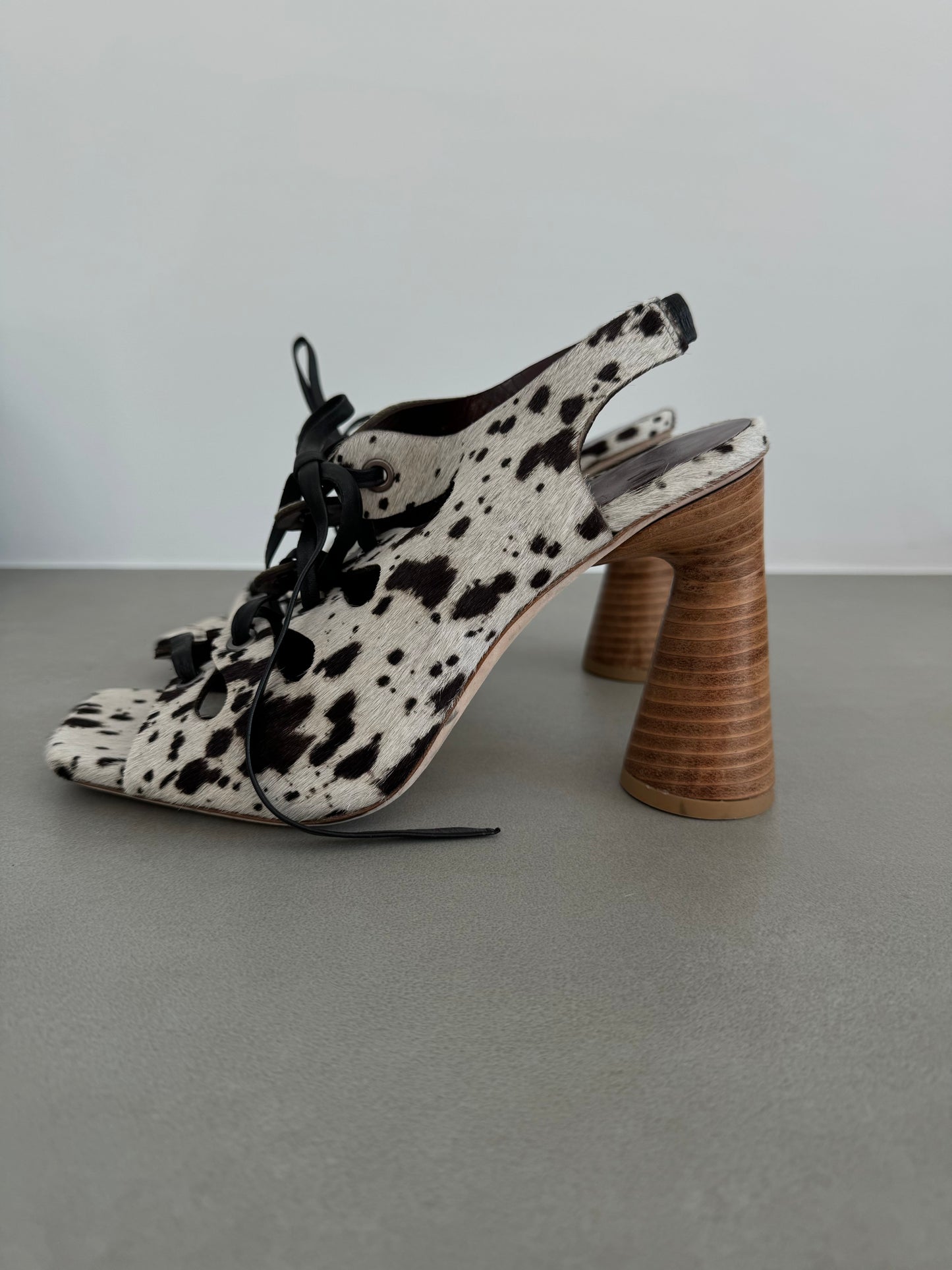 Cow Print Heels